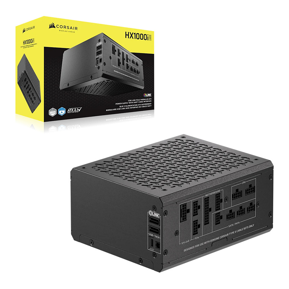 Furnizues Energjie 1000W Corsair HX1000i SHIFT / 80+ Platinum / ATX 3.1 / PCIe 5.1 - Figura 2