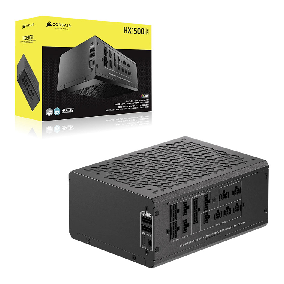 Furnizues Energjie 1500W Corsair HX1500i SHIFT / 80+ Platinum / ATX 3.1 / PCIe 5.1 - Figura 2