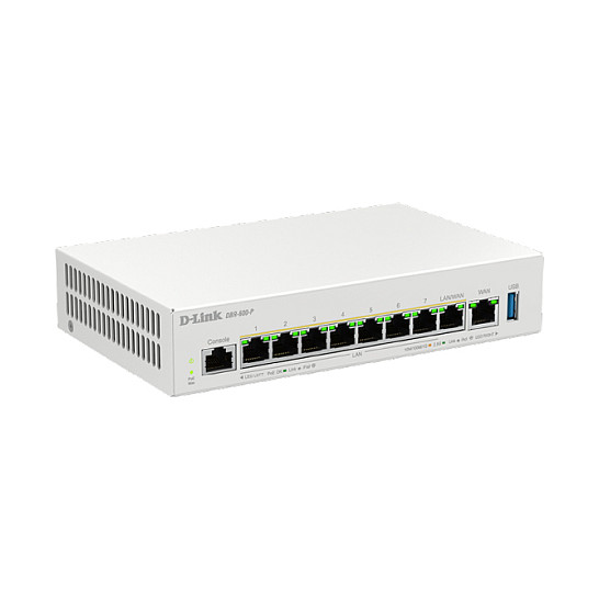 D-Link DBR-600-P/E PoE Business Router | 2.5G Multi-Gigabit | 8x PoE | 123W - Figura 3