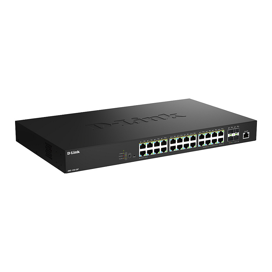 D-Link DMS-1250-28P/E L3 Lite PoE++ Switch | 24x 2.5G + 4x 10G SFP+ | 475W - Figura 2