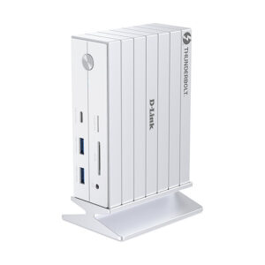 Docking Station D-Link DUF‑E01/E / 14‑in‑1 / 3xUSB-A / 1xUSB-C / 1xHDMI / 1xDisplayPort / LAN / Card Reader - Bardhë