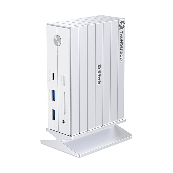 Docking Station D-Link DUF‑E01/E / 14‑in‑1 / 3xUSB-A / 1xUSB-C / 1xHDMI / 1xDisplayPort / LAN / Card Reader - Bardhë