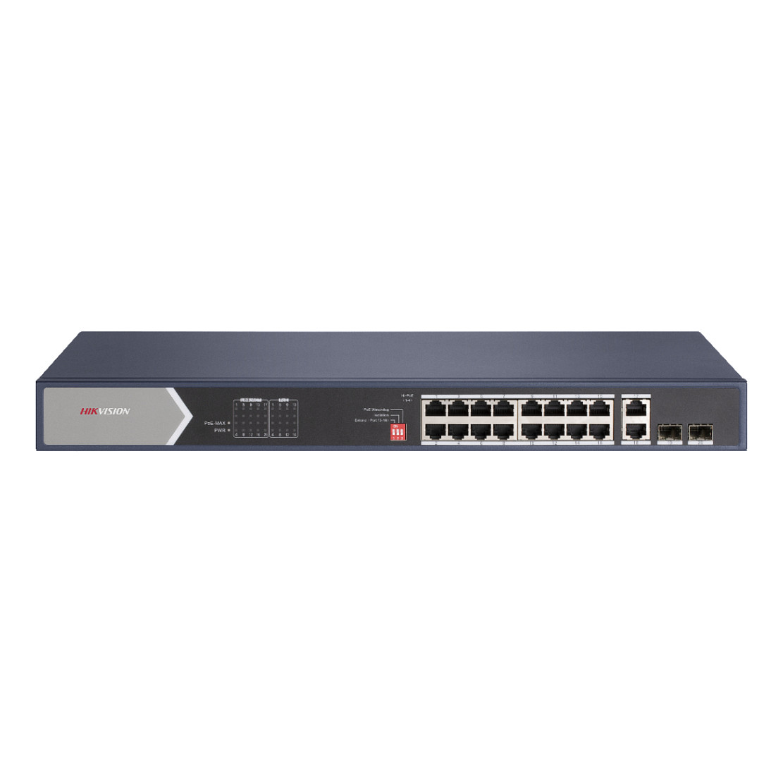 Switch HIKVISION DS‑3E0520HP‑E / Unmanaged / PoE / 20x Fast Ethernet
