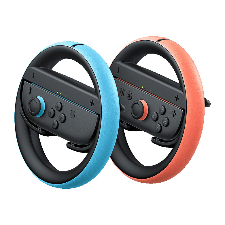 Timon Nintendo Joy-Con 2 Steering Wheel Pair - Blu / Portokalli