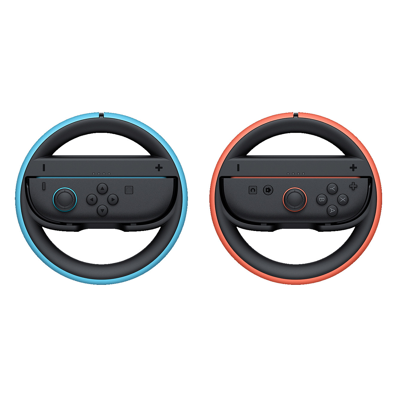 Timon Nintendo Joy-Con 2 Steering Wheel Pair - Blu / Portokalli - Figura 2