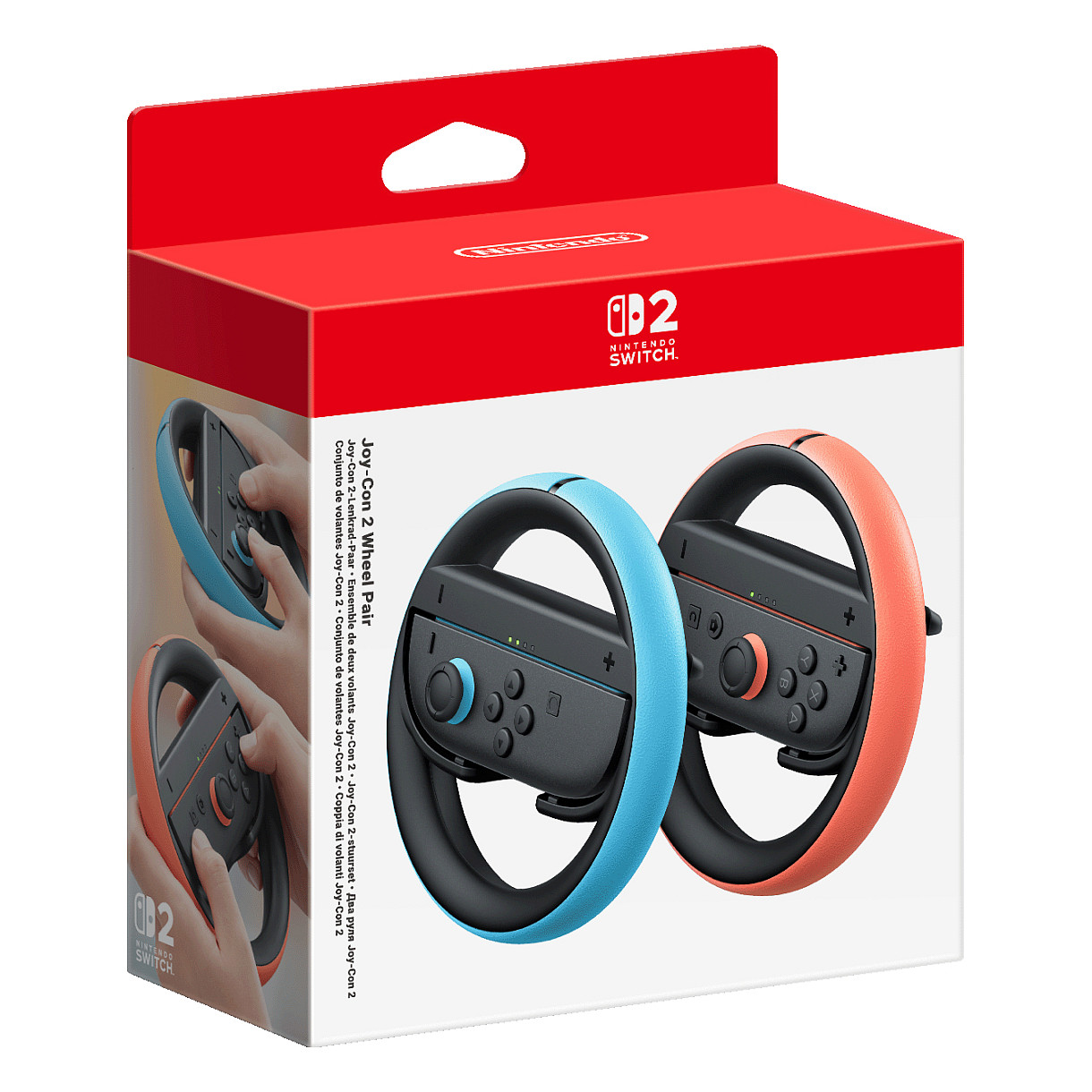 Timon Nintendo Joy-Con 2 Steering Wheel Pair - Blu / Portokalli - Figura 3