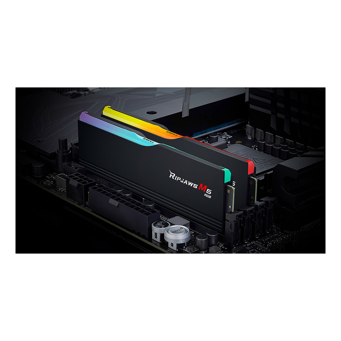 RAM Memorie DDR5 G.Skill DIMM 6000 / 64GB / CL36 / Ripjaws M5 RGB Neo / AMD EXPO / Dual‑Kit / 2×32GB - Zezë - Figura 2