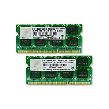 RAM Memorie DDR3 G.Skill SO-DIMM 4GB(2x 2GB) 1600MHz CL9