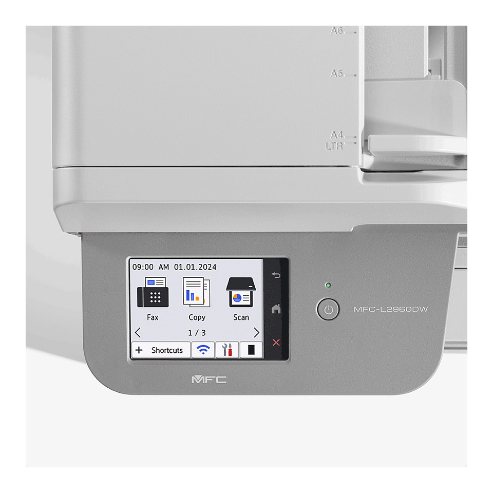 Printer Multifunksional Brother MFC‑L2960DW / 4‑in‑1 / 34ppm / Wi-Fi - Bardhë - Figura 3