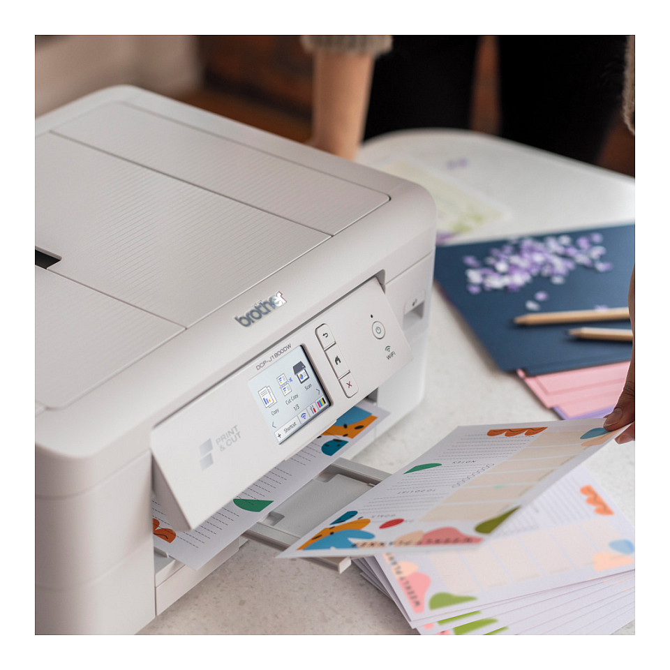 Printer Multifunksional Brother DCP‑J1800DW / 3‑in‑1 / 17ppm / Wi-Fi - Bardhë - Figura 2