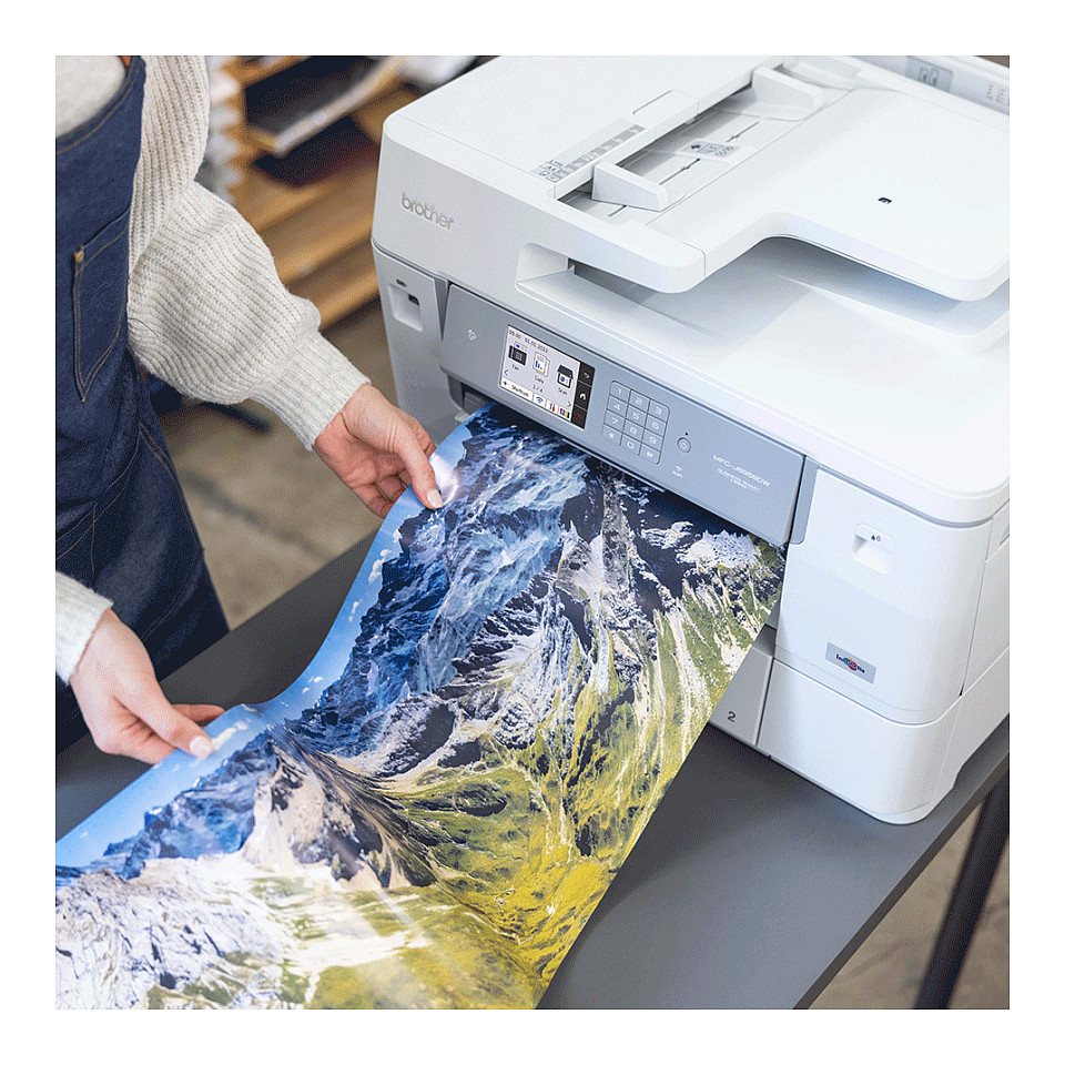 Printer Multifunksional Brother MFC‑J6959DW / Professional DIN A3 / Banner Printing / 30ppm / Wi-Fi - Bardhë - Figura 2