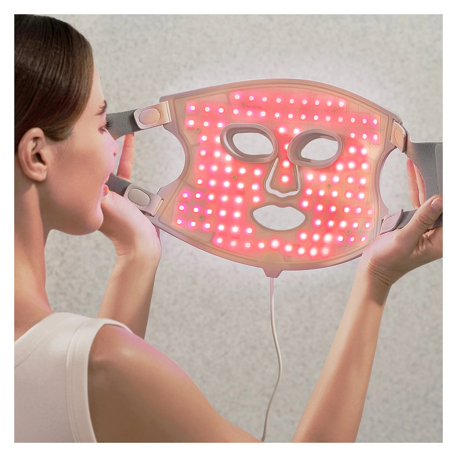 Maskë LED për terapi të fytyrës Nanoleaf – Gjelbër - Figura 3