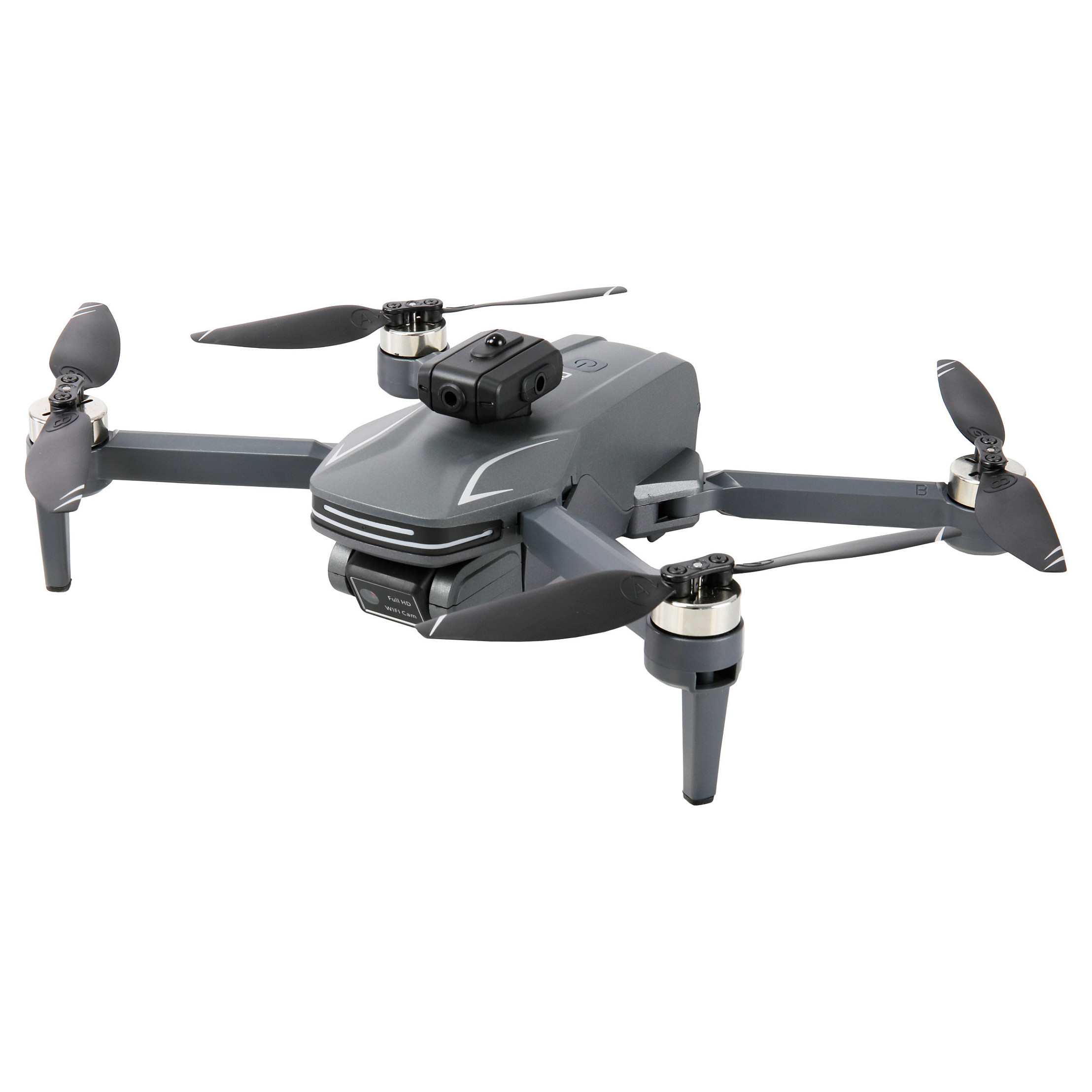 Lodër Dron Amewi AMXFlight X4KPro me kamera - Gri