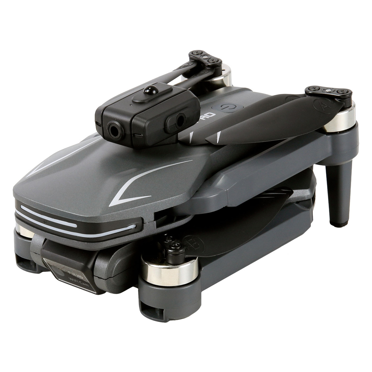 Lodër Dron Amewi AMXFlight X4KPro me kamera - Gri - Figura 4