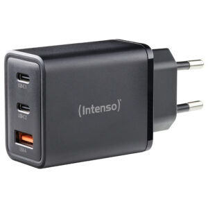 Adapter Intenso Power Adapter W65ACC GaN / 65W / 2×USB‑C + 1×USB‑A - Zezë