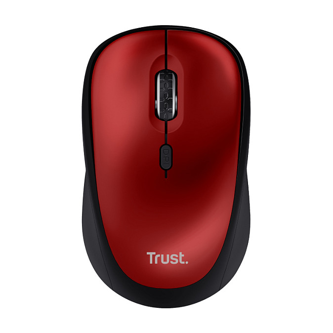 Maus pa kabllo Trust vi+ Silent 1600 DPI -Kuqe/Zezë - Figura 2