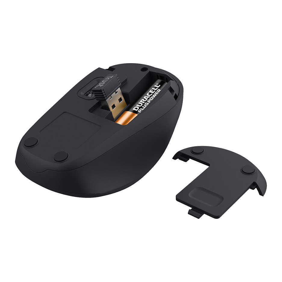 Maus pa kabllo Trust vi+ Silent 1600 DPI -Kuqe/Zezë - Figura 4