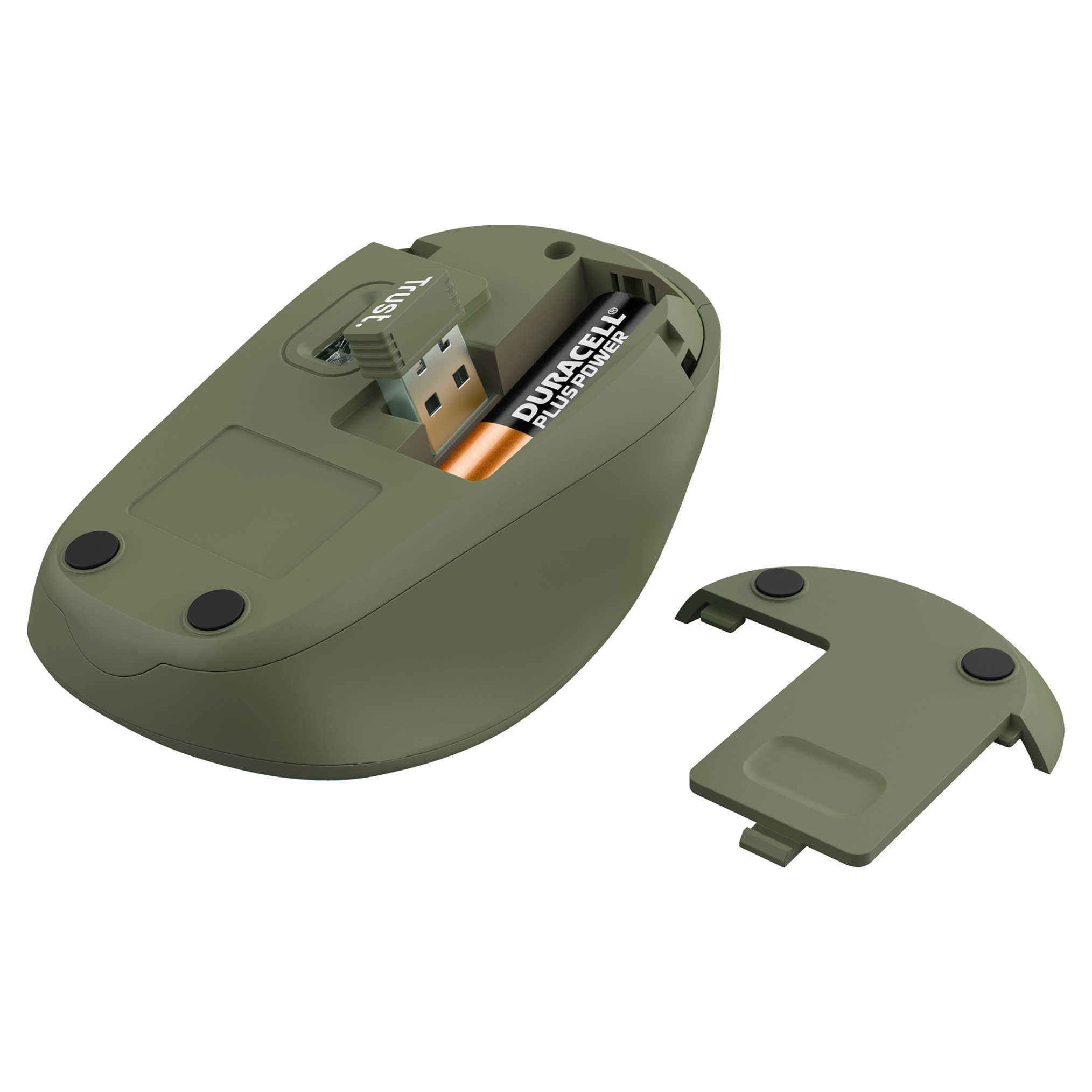 Maus pa kabllo Trust Yvi+ Silent 1600 DPI -Gjelbër - Figura 4