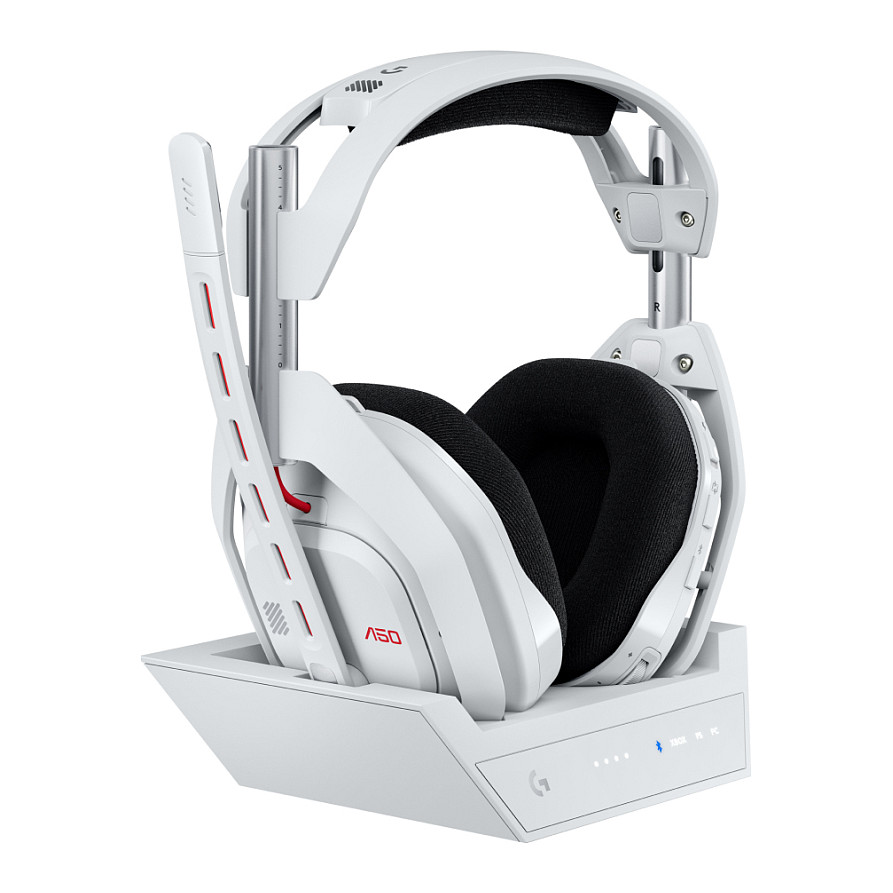 Kufje Gaming Logitech A50 Lightspeed / Wireless / Base Station / EMEA28‑9 - Bardhë
