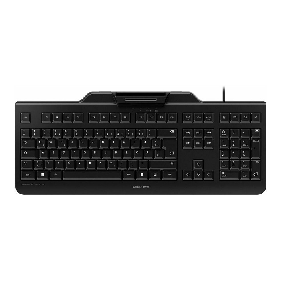 Tastierë me kabllo Cherry KC 1000 SC / QWERTZ / Czech-Slovakian Language - Zezë