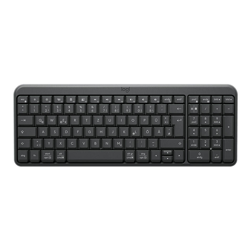 Tastierë pa kabllo Logitech K250 Graphite / QWERTZ - Zezë