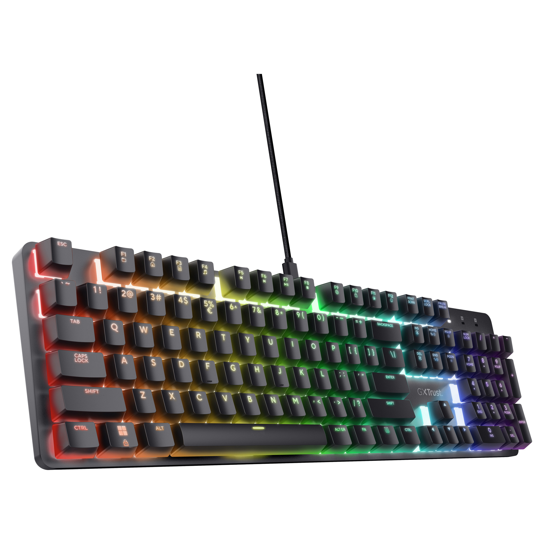 Tastierë Gaming Trust GXT 871 Zora / Mechanical / Wired / German Language - Zezë - Figura 2