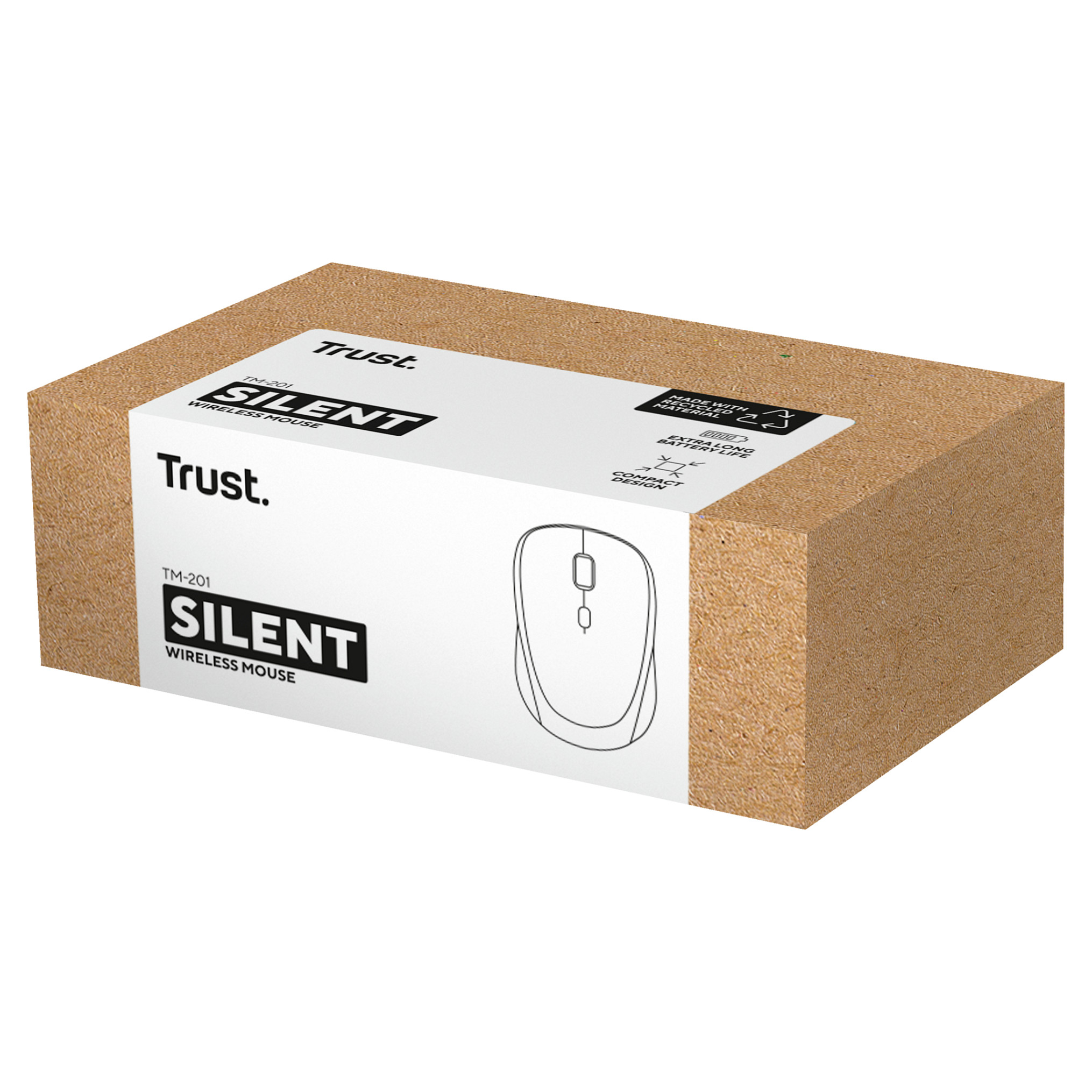 Maus pa kabllo Trust TM‑201 - Zezë - Figura 5