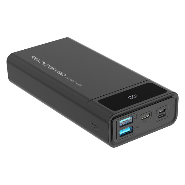 Powerbank RealPower PB-20k PD 20000mAh - Zezë
