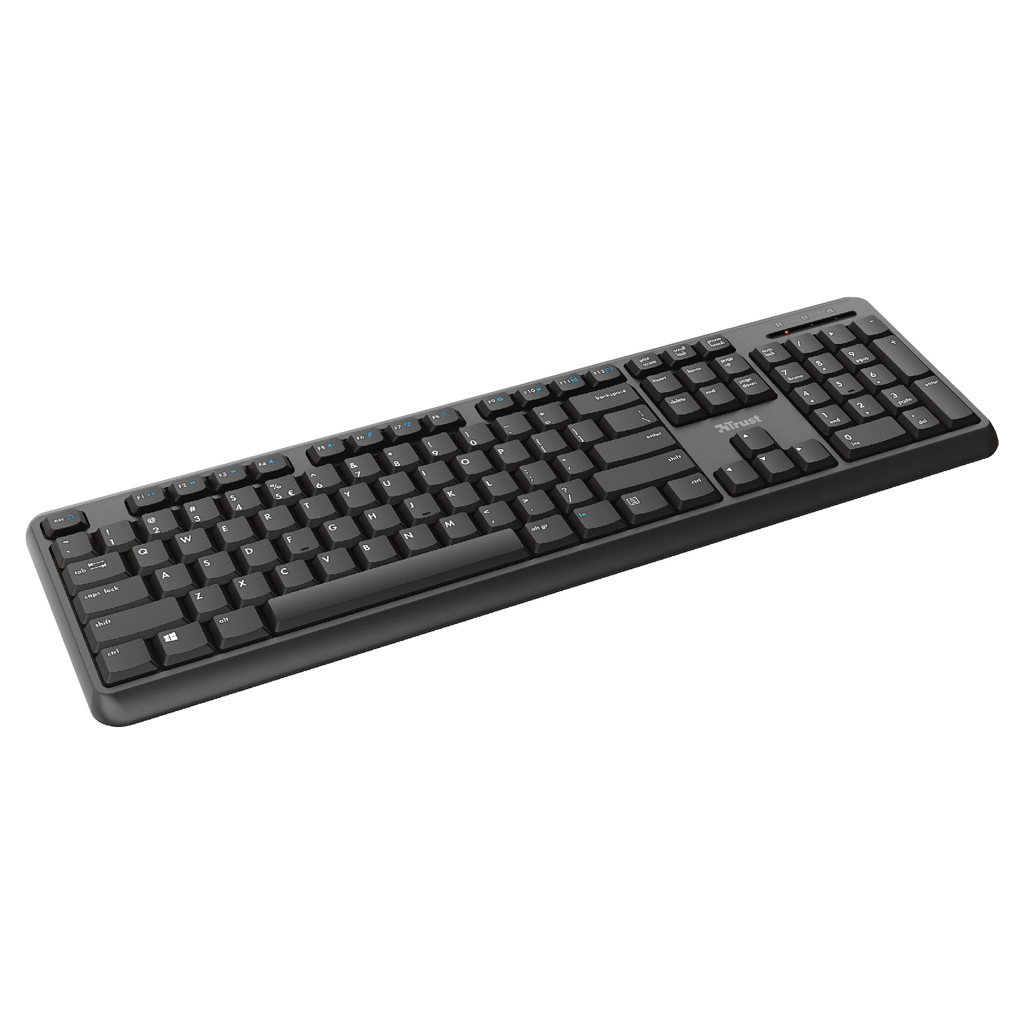 Tastierë pa kabllo Trust TK‑350 / QWERTZ / German Language - Zezë - Figura 3