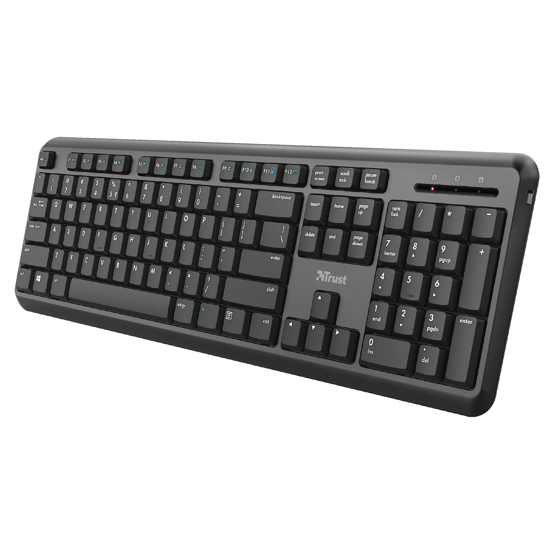 Tastierë pa kabllo Trust TK‑350 / QWERTZ / German Language - Zezë - Figura 4