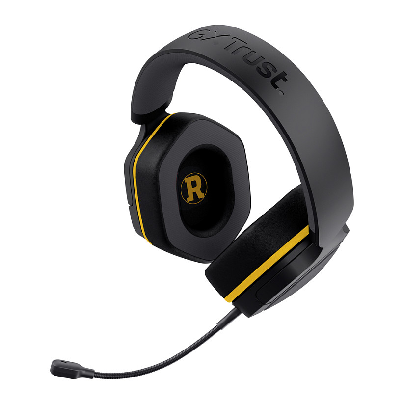 Kufje Gaming Trust GXT 25784 Carus Batman - Zezë/Verdhë - Figura 3