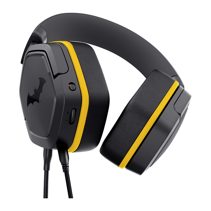 Kufje Gaming Trust GXT 25784 Carus Batman - Zezë/Verdhë - Figura 4