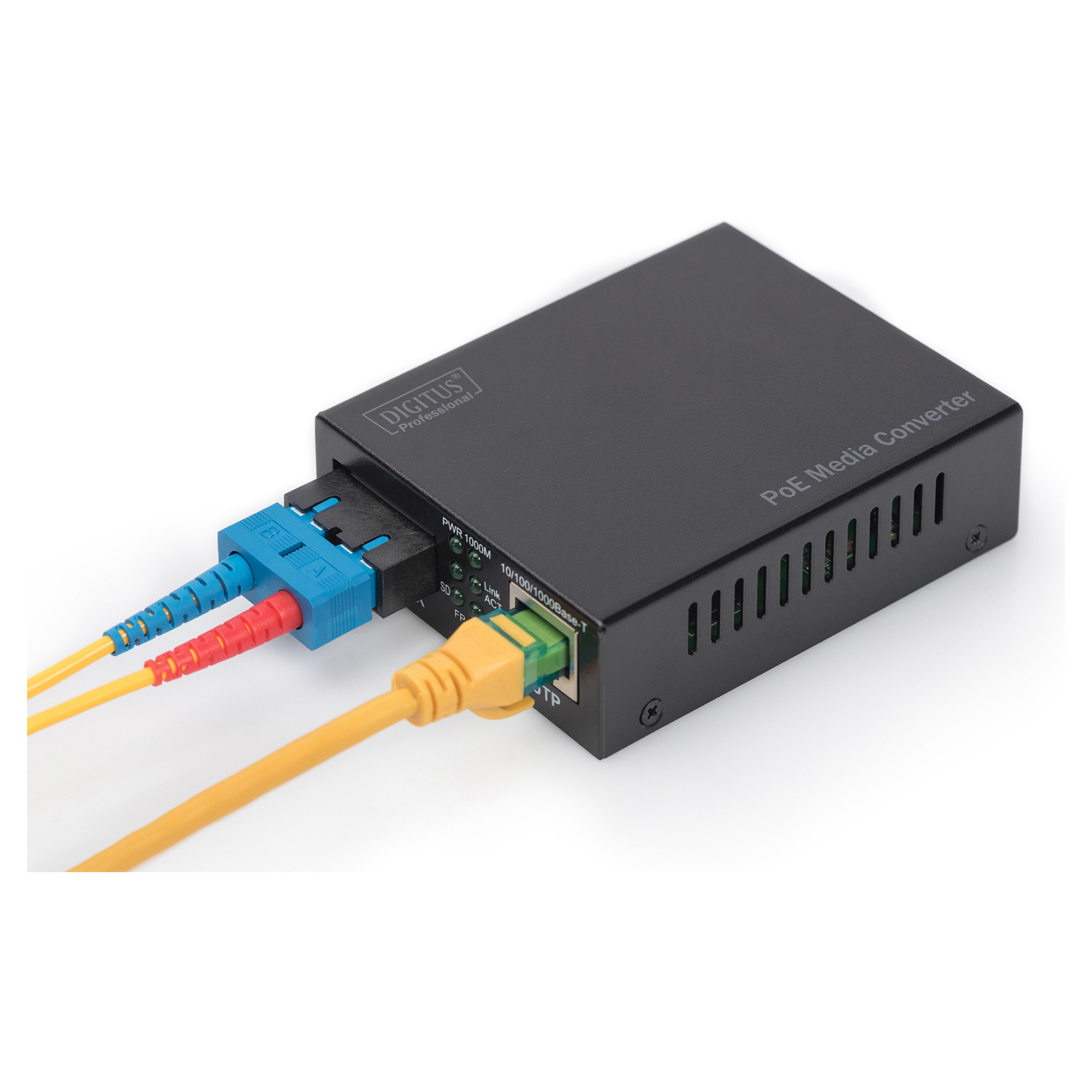 DIGITUS Gigabit PoE Media Converter RJ45–SC Multimode | 30W PSE | DN-82150 | 0.5km - Figura 2