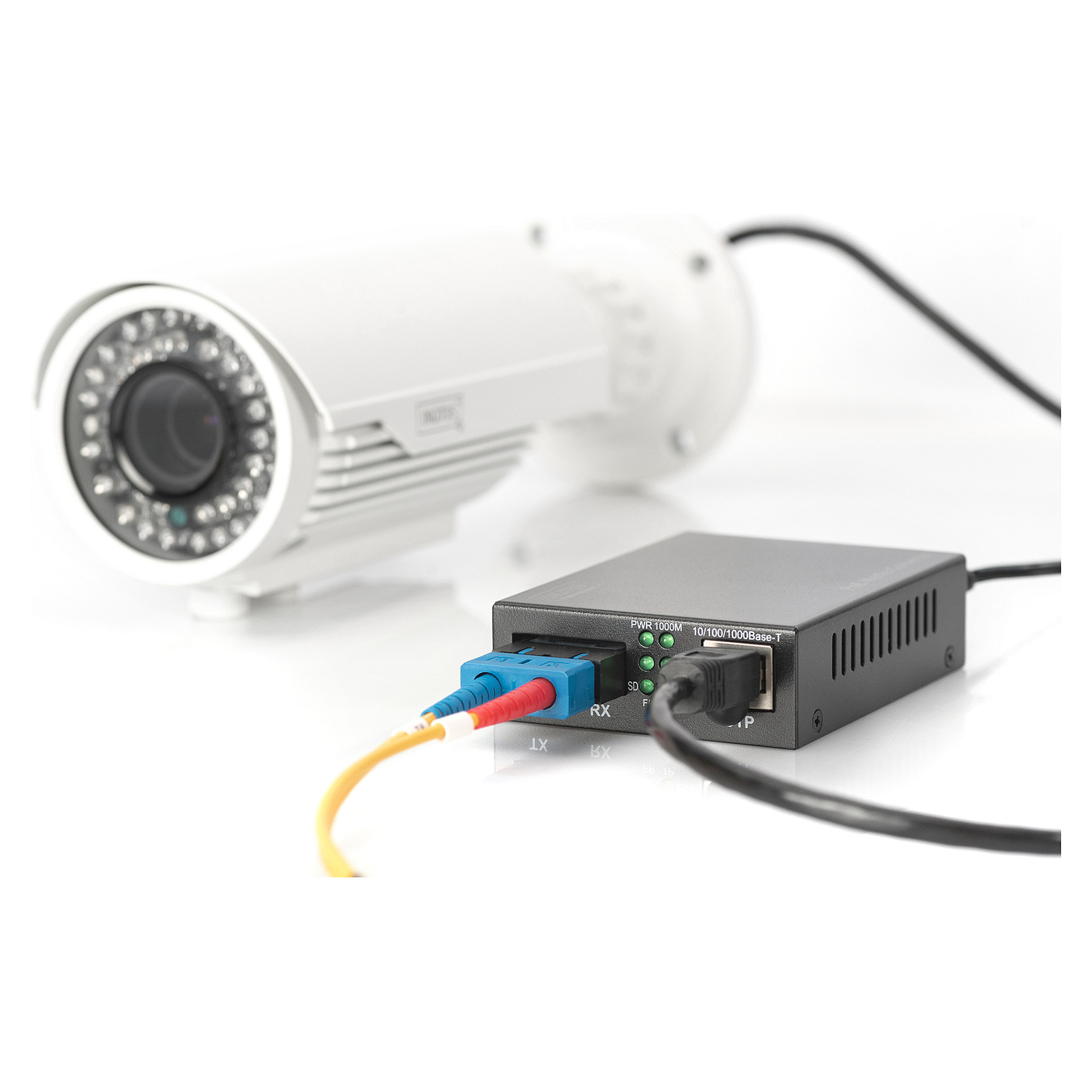 DIGITUS Gigabit PoE Media Converter RJ45–SC Multimode | 30W PSE | DN-82150 | 0.5km - Figura 3