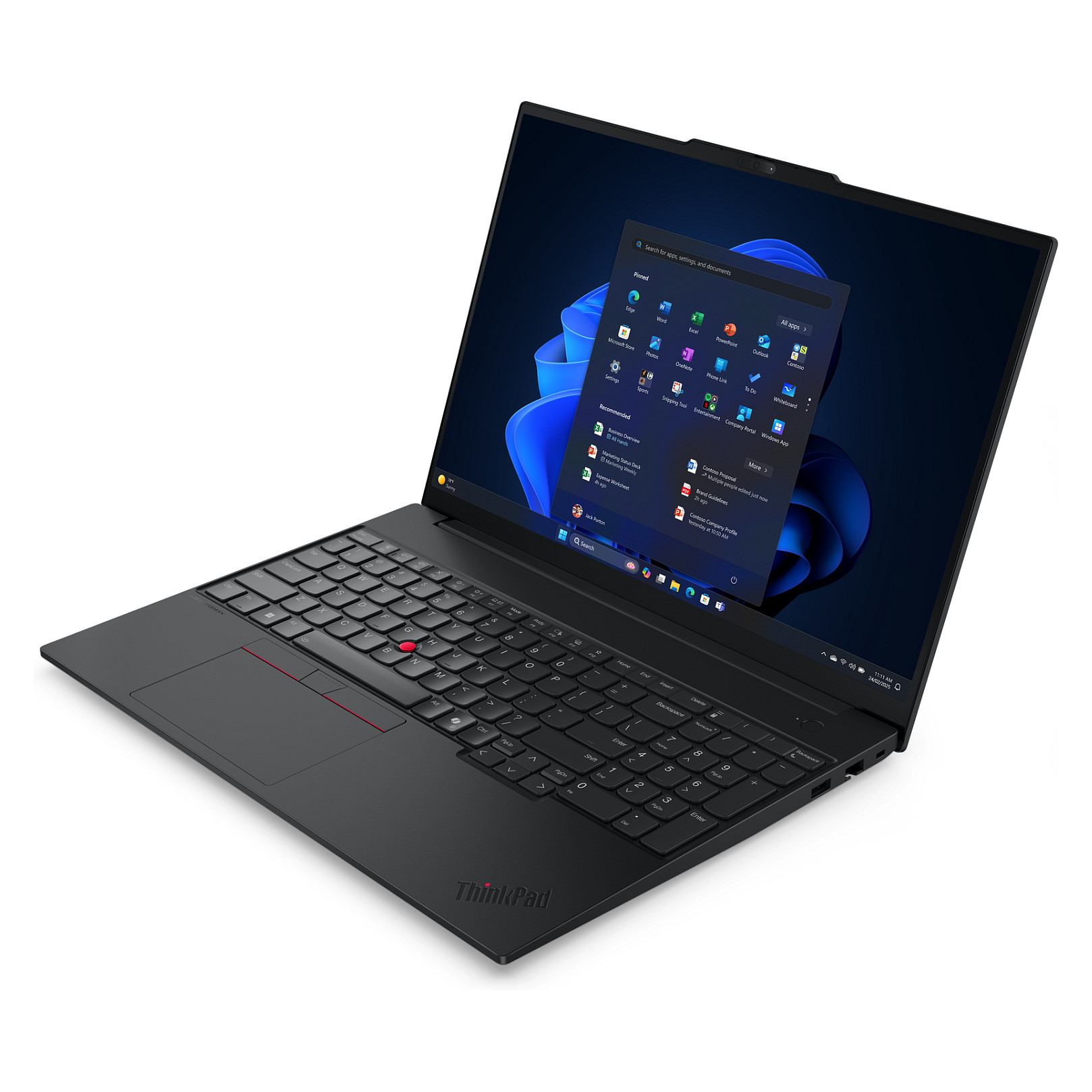 Laptop Lenovo ThinkPad E16 G3 22AY / Ultra 7 256V / 16GB LPDDR5x / 512GB / 16" WUXGA IPS 60Hz / Intel Arc Graphics 140V / DE - Zezë - Figura 2