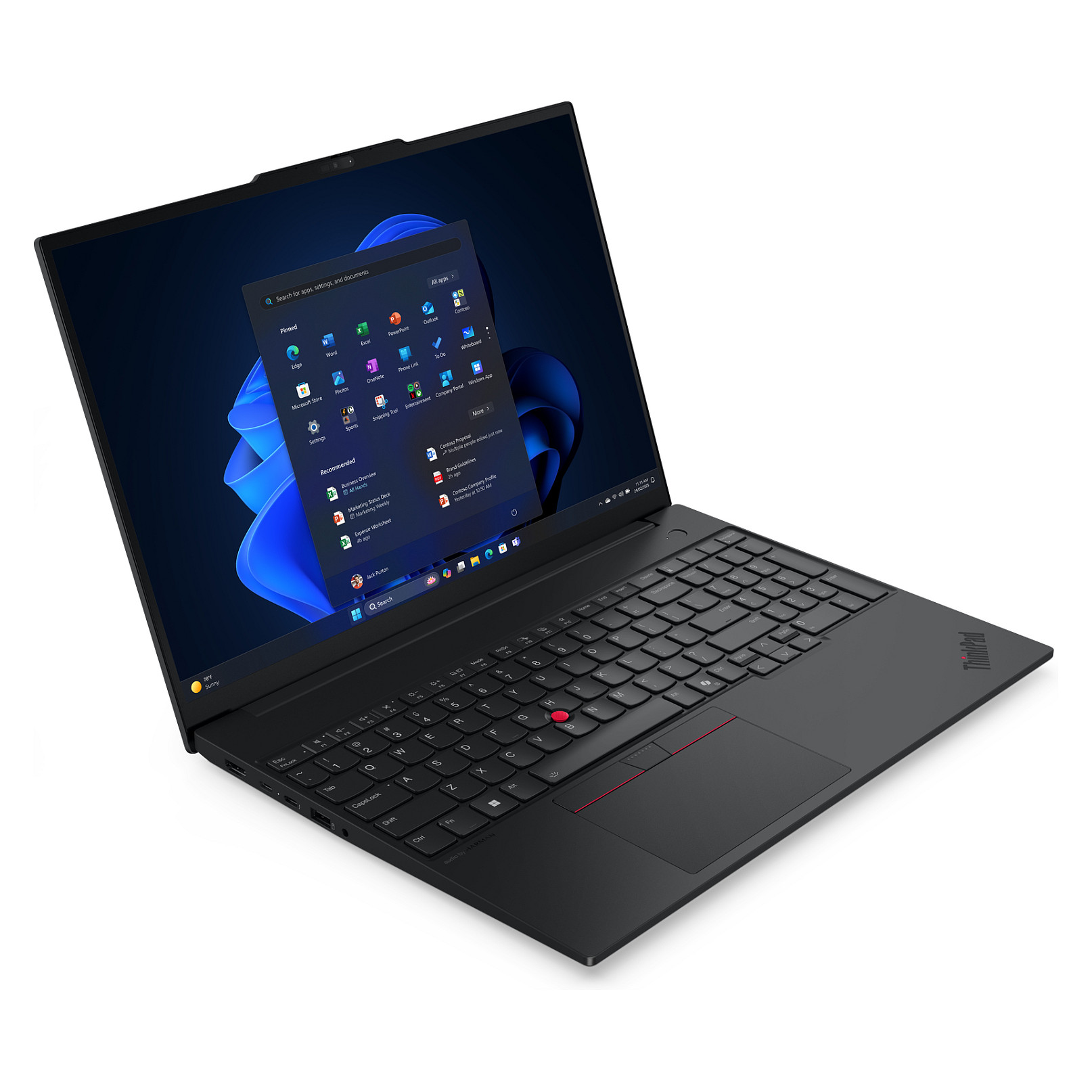 Laptop Lenovo ThinkPad E16 G3 22AY / Ultra 7 256V / 16GB LPDDR5x / 512GB / 16" WUXGA IPS 60Hz / Intel Arc Graphics 140V / DE - Zezë - Figura 3