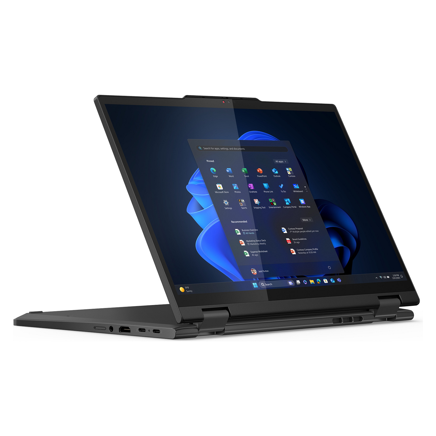 Laptop Lenovo ThinkPad T14s 2-in-1 G1 / Ultra 7 255U / 32GB LPDDR5x / 1TB / 14" WUXGA IPS Touch / Intel Graphics / DE – Zezë - Figura 2