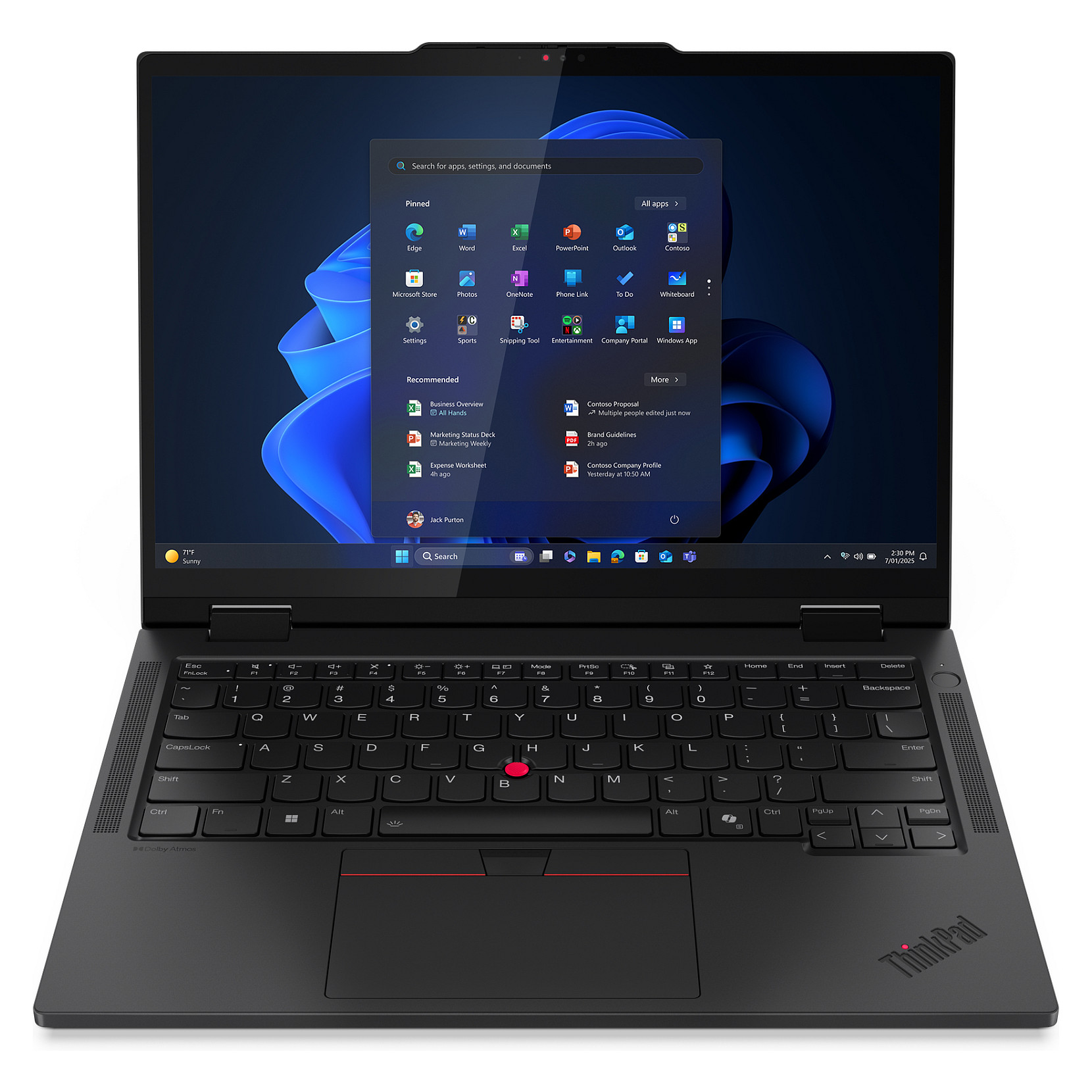 Laptop Lenovo ThinkPad T14s 2in1 G1 / Ultra 7 255U / 32GB LPDDR5x / 1TB / 14" WUXGA IPS AG Touch / Integrated Intel Graphics / DE - Zezë