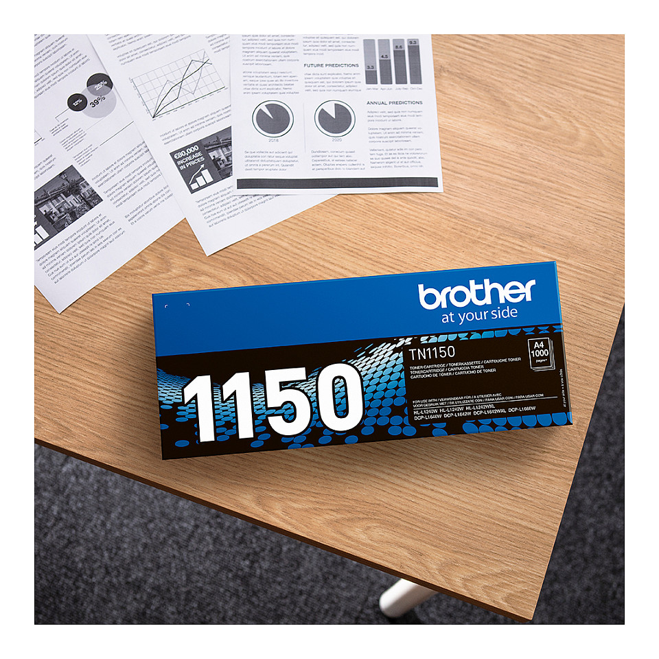 Toner Brother TN-1150 / 1.000 faqe - Zezë - Figura 3