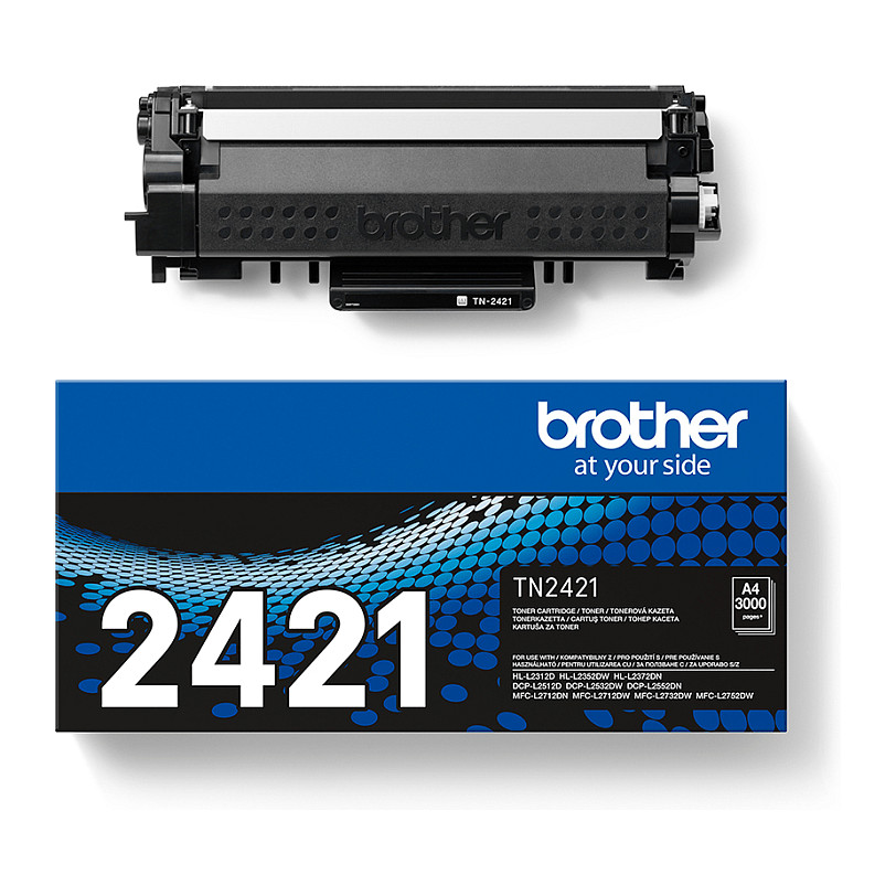 Toner Brother DCP-L2512 / L2532 / L2552 / HL-L2352 / L2372 / MFC-L2712 / L2732 / L2752 / Original / TN2421 - Zezë - Figura 2