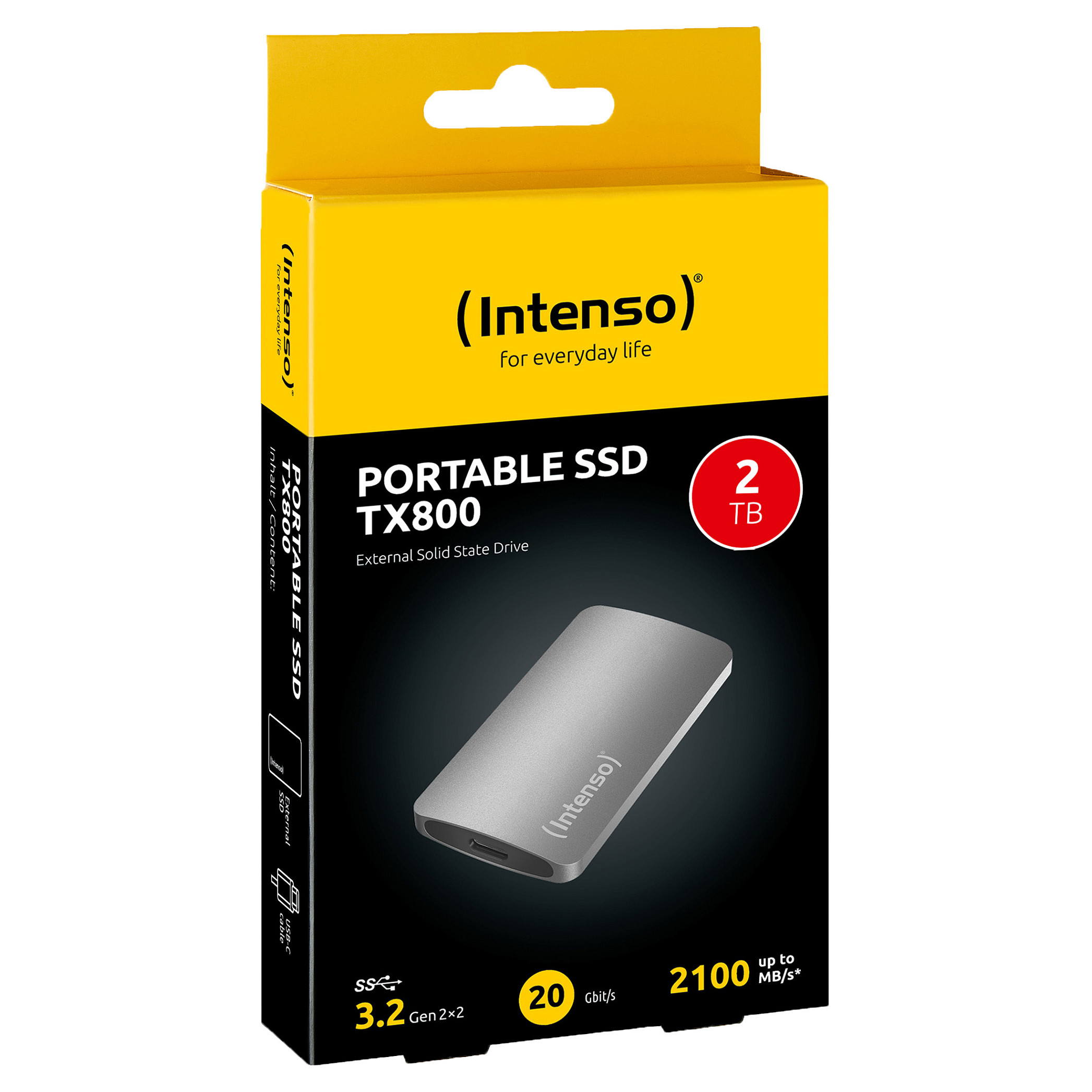 SSD të Jashtme Intenso TX800 / 1TB / USB-A 3.2 Gen 2x2 - Figura 5