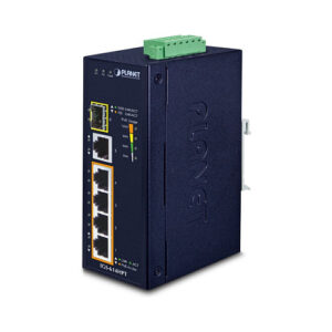 PLANET IGS-614HPT Industrial Gigabit PoE+ Switch | 4x PoE+ + 1xGE + 1xSFP