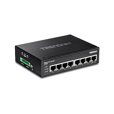 Switch TRENDnet TI‑PG80 / Unmanaged L2 / 8x Gigabit Ethernet / PoE+ / DIN‑Rail - Figura 2