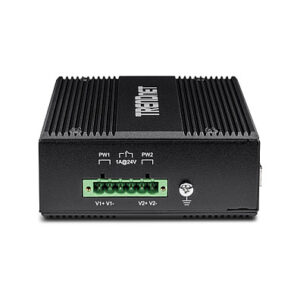 TRENDnet TI-UPG62 6-Port Gigabit Ultra PoE Industrial Switch 240W 4x Ultra PoE 2x SFP DIN-Rail Managed IP30 -40°C to 75°C