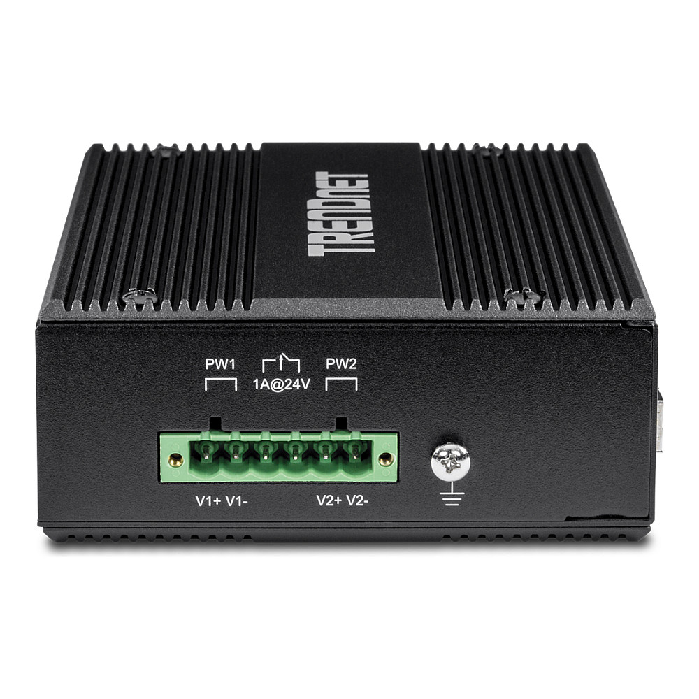 TRENDnet TI-PG80B 8-Port Gigabit PoE+ Industrial Managed Switch 200W DIN-Rail 24–56V Dual Power IP50 - Figura 4