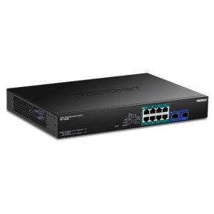TRENDnet 8-Port Gigabit PoE++ Web Smart Switch 180W 2x SFP TPE-1020SB Managed L2+ Rackmount