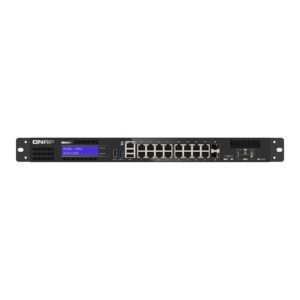 QNAP QGD-1600 Smart PoE Switch NAS Hybrid 16-Port Gigabit PoE++ 2x SFP Combo Rackmount