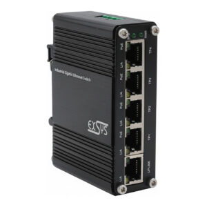 EXSYS EX-62020PoE Industrial 5-Port Gigabit PoE+ Switch 120W PoE DIN Rail Unmanaged
