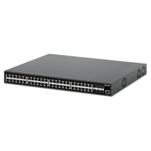 Intellinet 54-Port PoE+ Managed Switch 48x GbE 6x 10G SFP+ 450W L2+ Rackmount