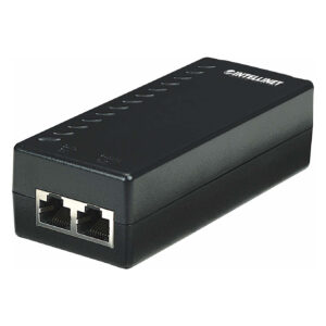 Intellinet 48V PoE Injector IEEE 802.3af 1-Port Gigabit Network Power Adapter